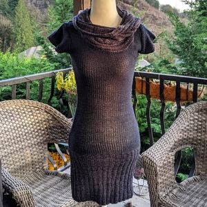 Cowl Neck Mini Dress